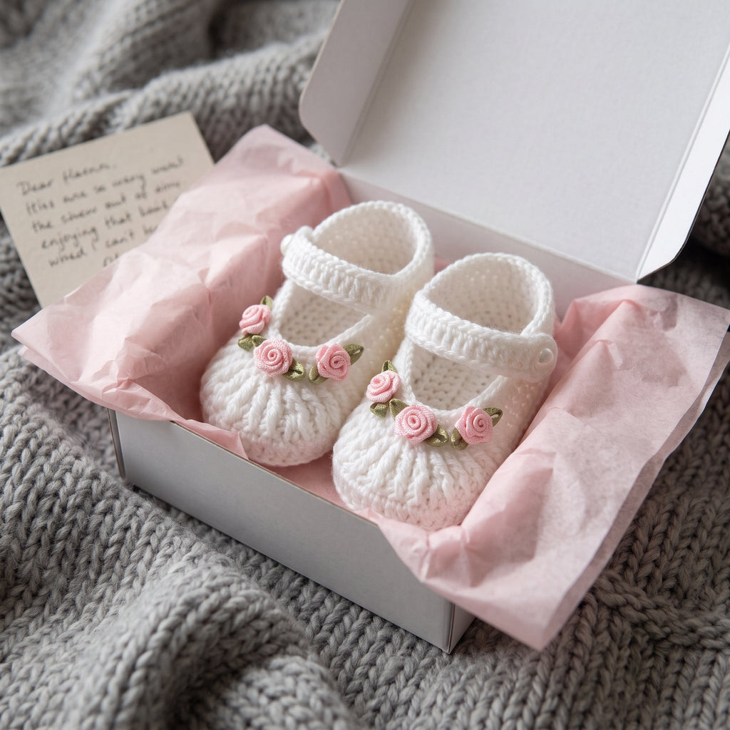 Crochet Baby Booties Pattern Bundle PDF, 8 Newborn Bootie Styles, Mary Jane, Ribbed Cuff, Bows, 0-3 Months