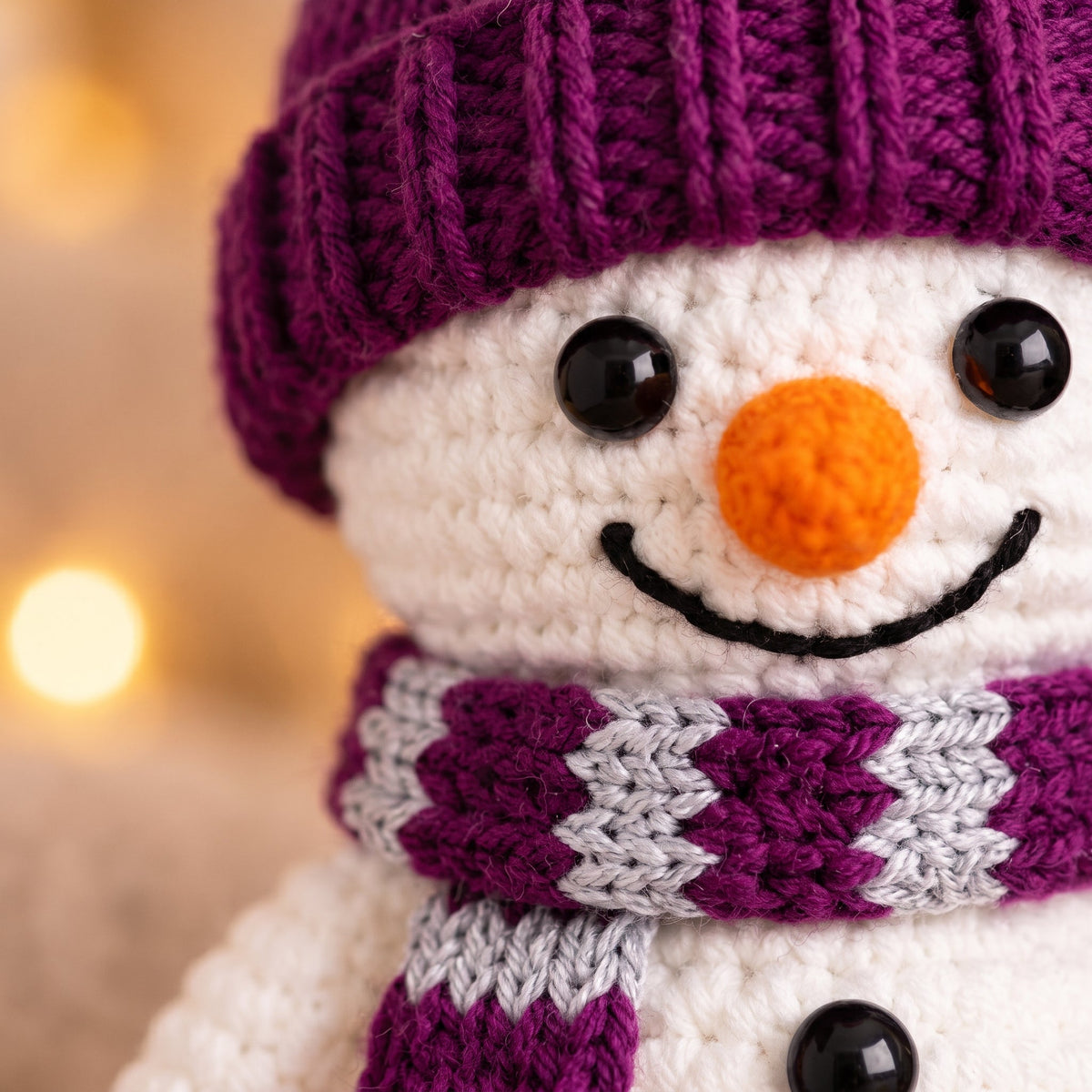 Snowman and Gnome Crochet Pattern Bundle PDF, Winter Amigurumi, Christmas Gnome with Loop Beard, Easy Holiday Decor